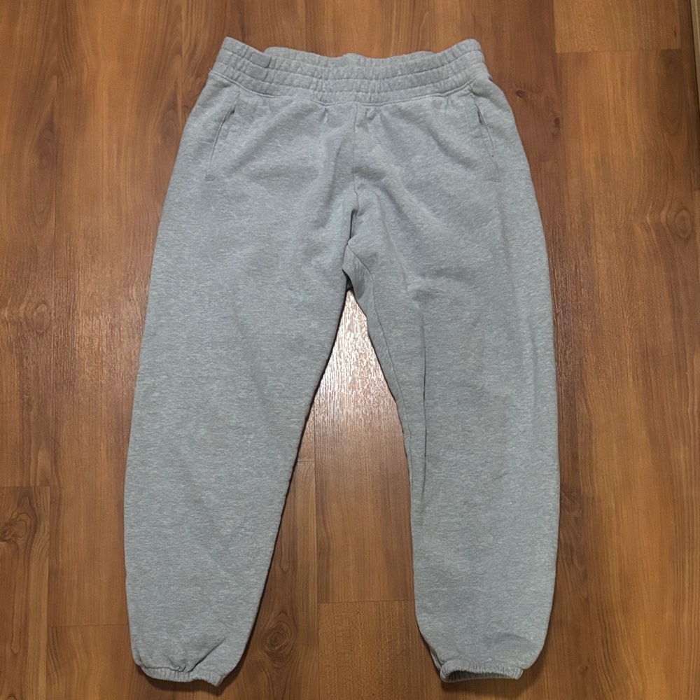 aerie Gray Drawstring Jogger Sweatpants
